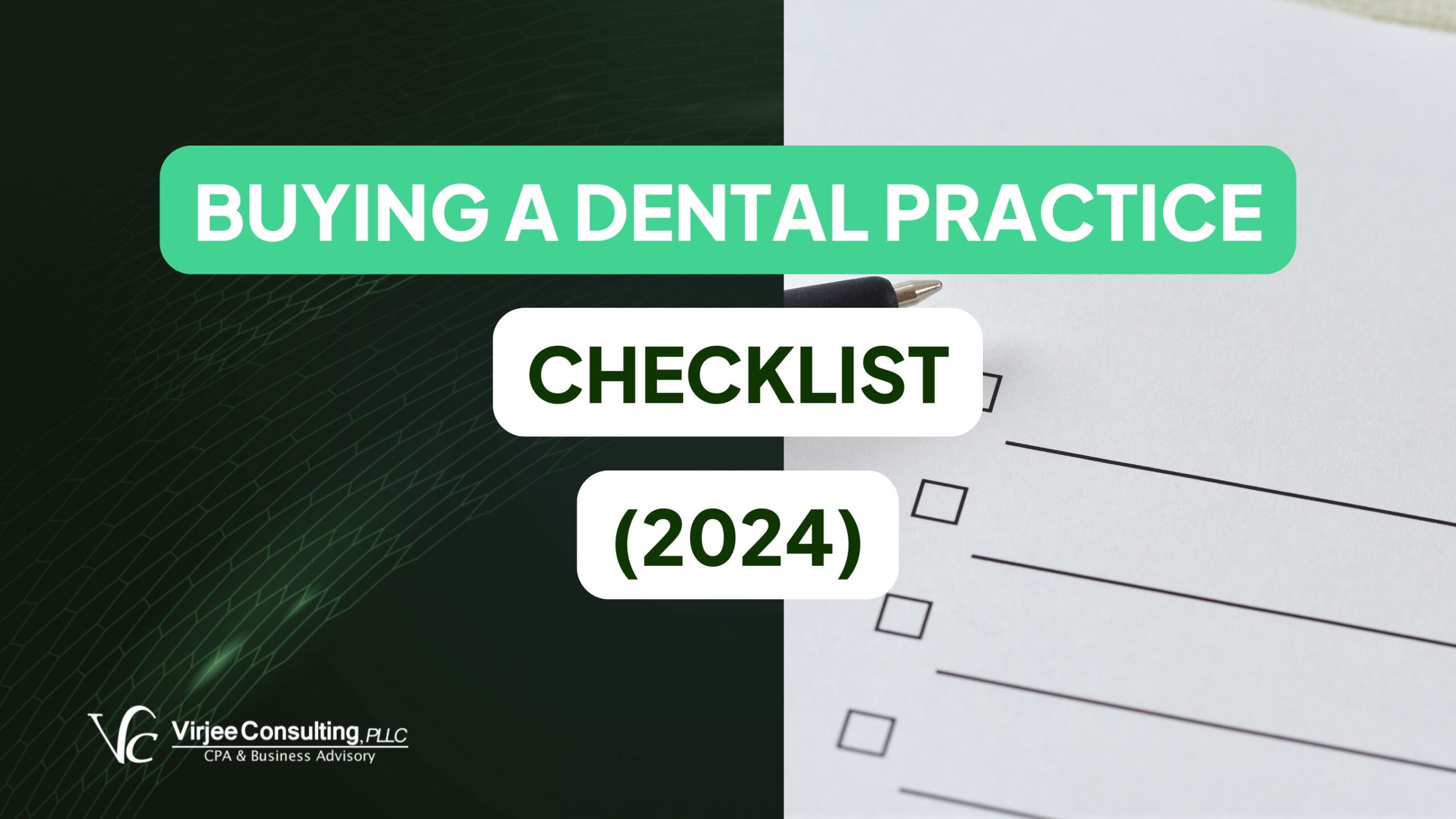 buying a dental practice checklist